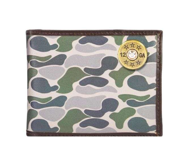 Zep-Pro Genuine Leather Authentic & Original Men's Camo Wallet