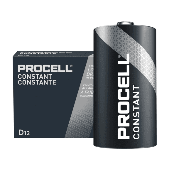 Procell Constant D Alkaline Batteries – 12 Count