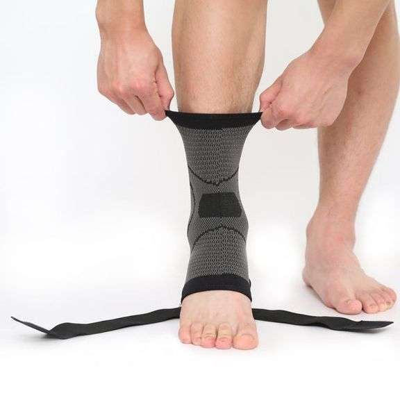 Compression Ankle Brace Sleeve With Straps