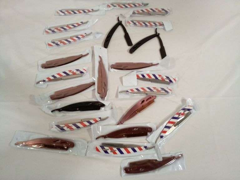 Lot of 25 Assorted Beard Razor