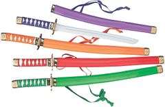 Lot Of 12 Fun Express, Neon Samurai Swords