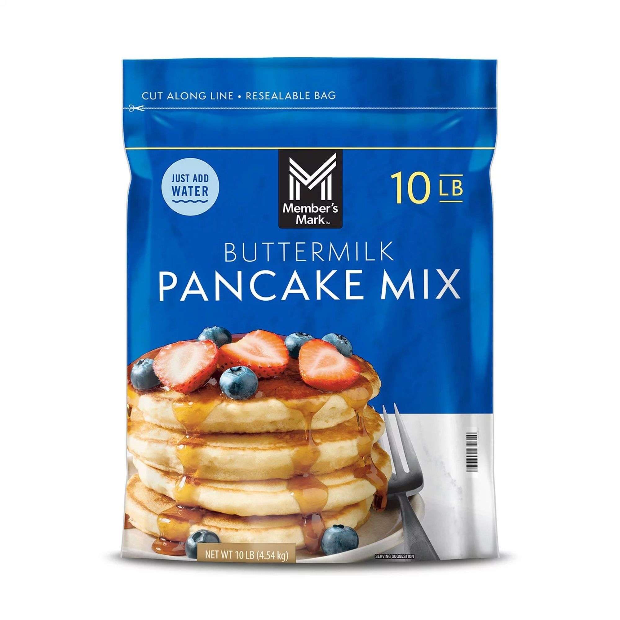 Member's Mark Buttermilk Pancake Mix – 10lb Resealable Bag - Dutch
