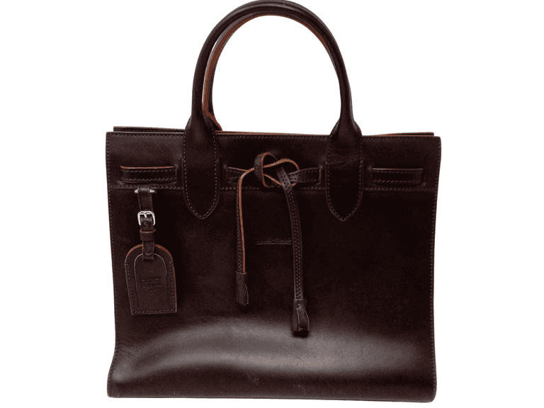 Dooney&Bourke, Alto Tassel Leather Tote,15" x 13", Brown