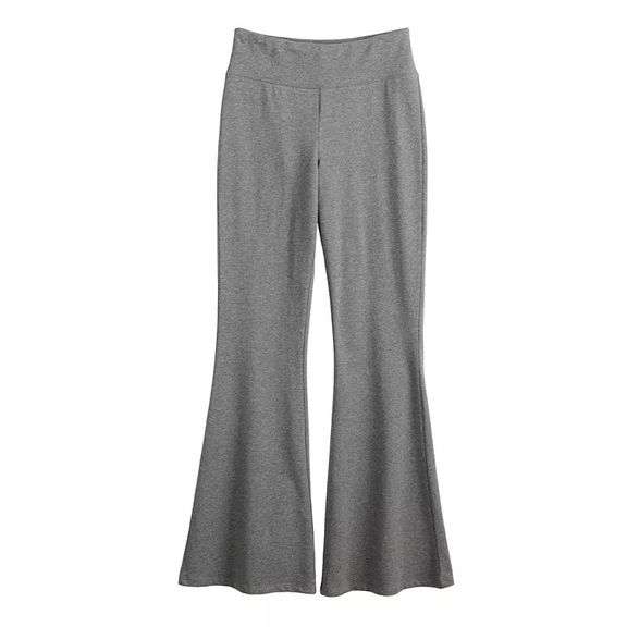 Women's SO High Rise Flare Legging – Gray Size: M (8)