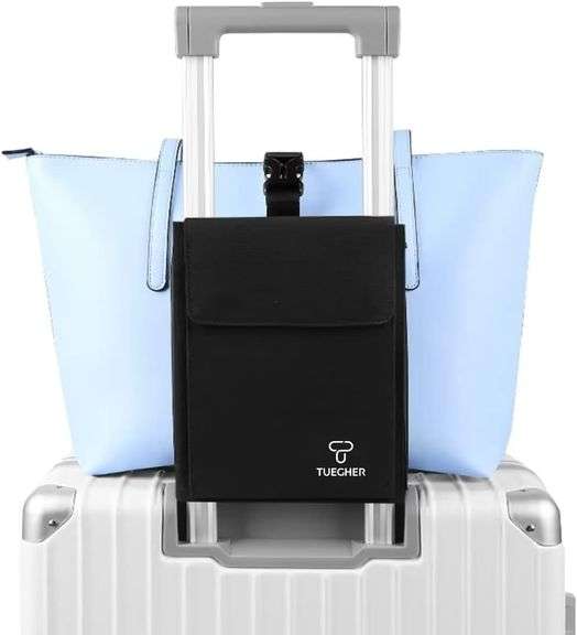 Tuegher Luggage Straps for Suitcases, Tote Bag, Laptop Bag, Baggage – Black