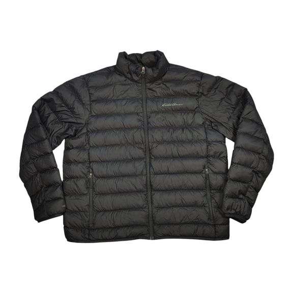 Eddie Bauer Men's Down Packable Jacket – Black Size: Large