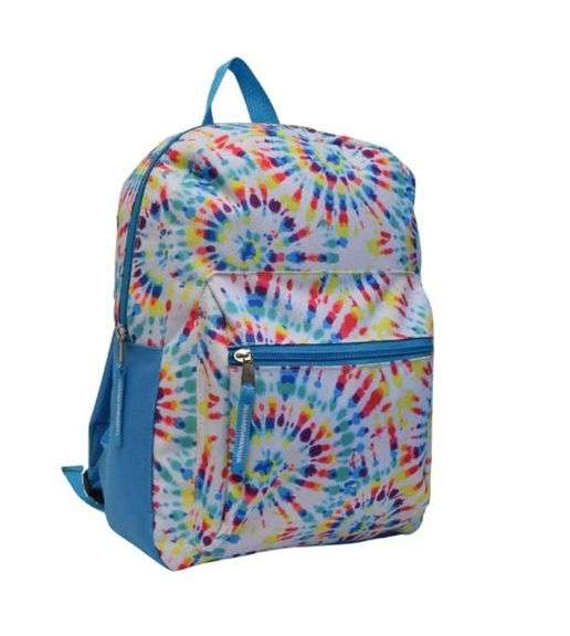 Moda West, Rainbow Briefcase Backpack, 15" x 11" x 4"