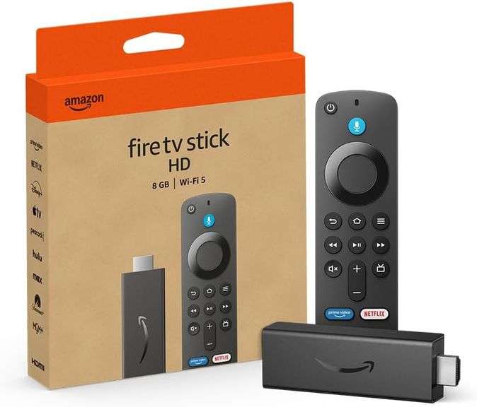 Amazon, Fire TV Stick HD Streaming Device with Alexa Voice Remote