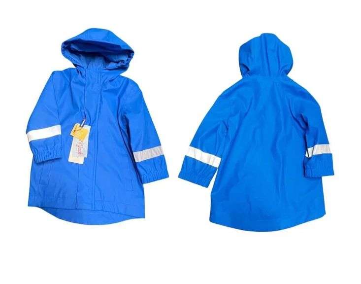 Cat & Jack Toddler Rain Jacket – Blue Size: 4T