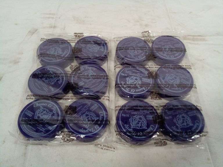 chimo tobacco Lot of 12 Chimo El Tigrito Cherry Liptus Smokeless Tobacco – 18g ea