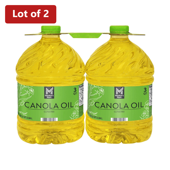 Member's Mark Canola Oil 96 fl oz (3 qt) 2-Pack