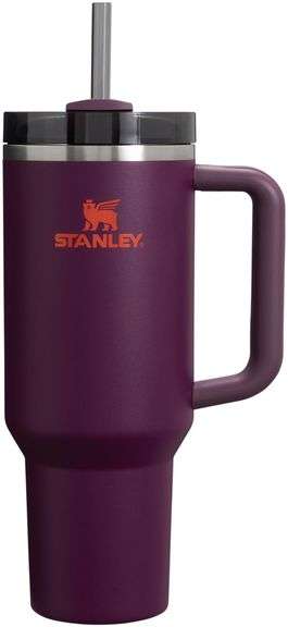 Stanley Quencher H2.0 FlowState 40 oz Tumbler with Handle and Straw, Purple